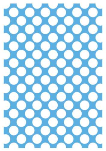 Printed Wafer Paper - Large Polkadot Pastel Blue - Click Image to Close